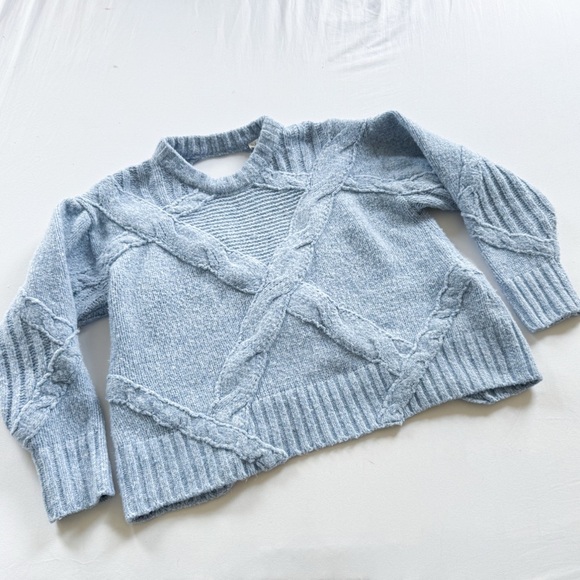 For Love & Lemons Women's Carley Cropped Sweater Size Medium - Picture 2 of 6